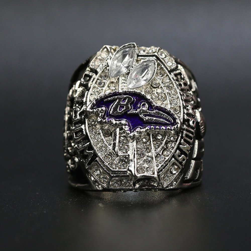 Baltimore Ravens Championship Ring Fan Edition 2012 Super Bowl Ring Size…‎